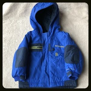 Blue Columbia Omni-Shield Winter Jacket - 12M